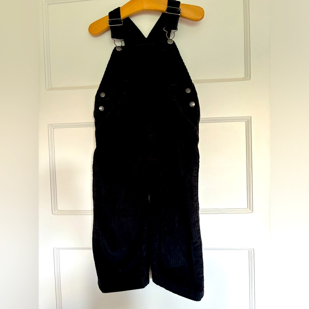 Koala kids black corduroy overalls 36 months